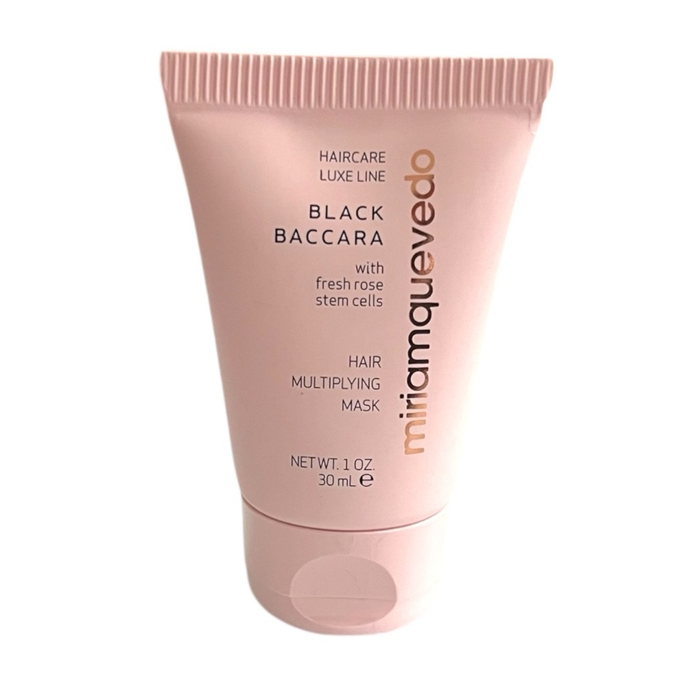 NEW Miriam Quevedo Black Baccara Hair Multiplying Mask Travel Size Luxe Line